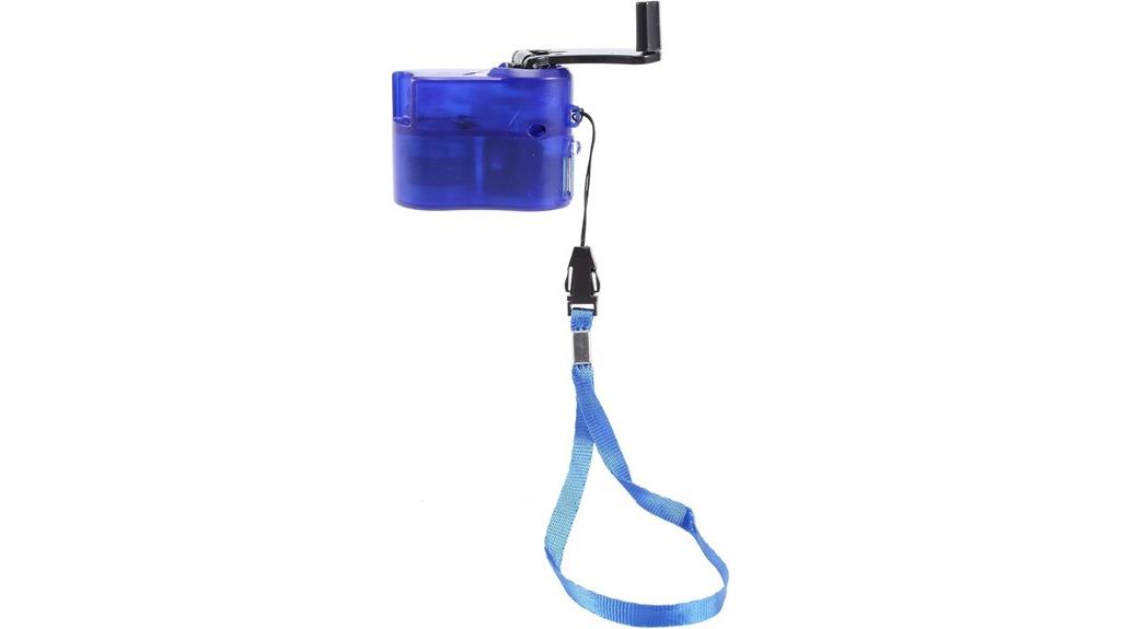 portable hand crank usb charger