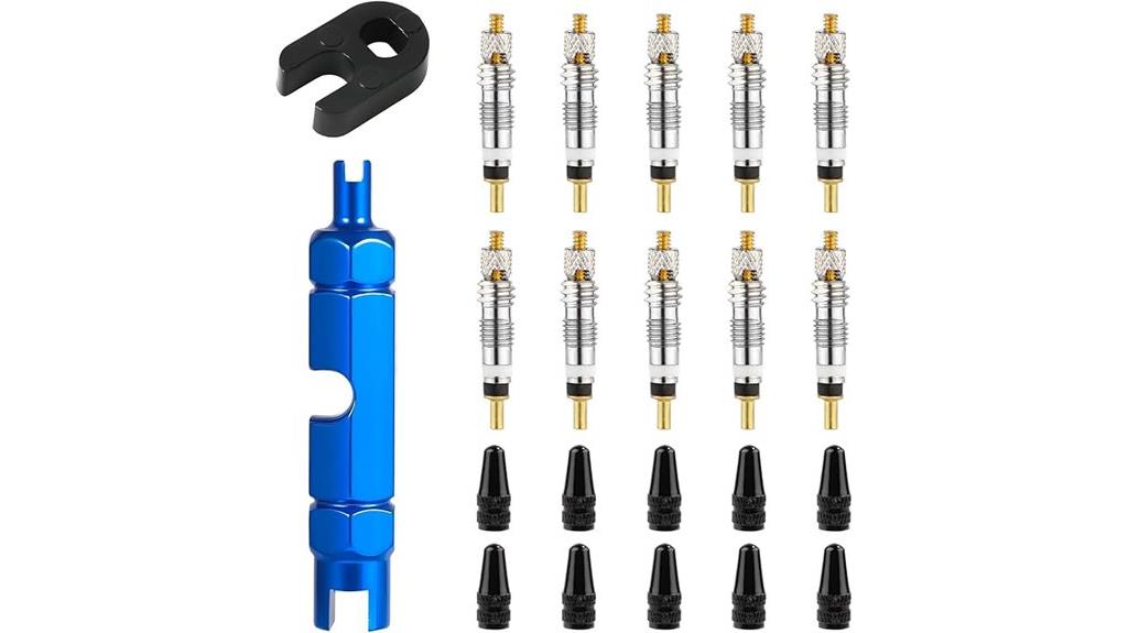 presta valve core set