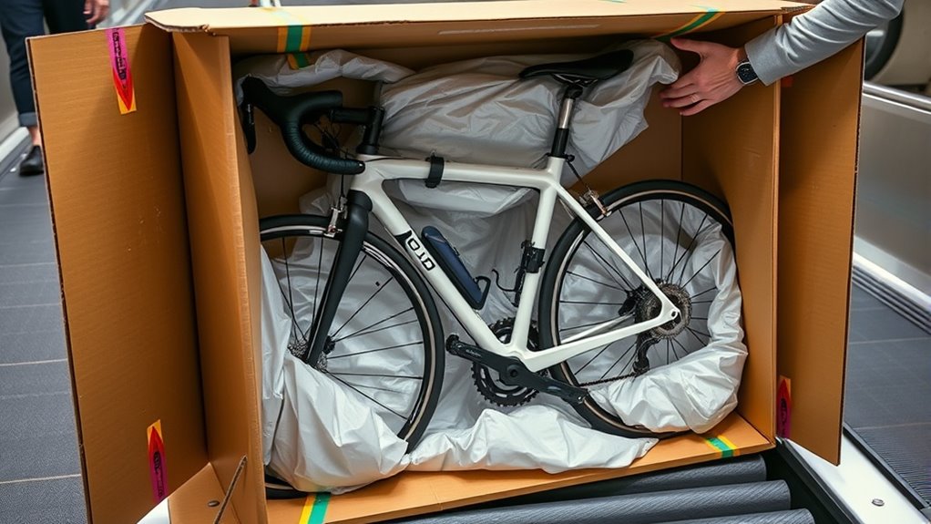 proper bike packing methods