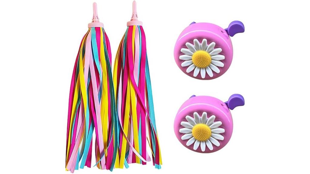 rainbow children s bike accessories