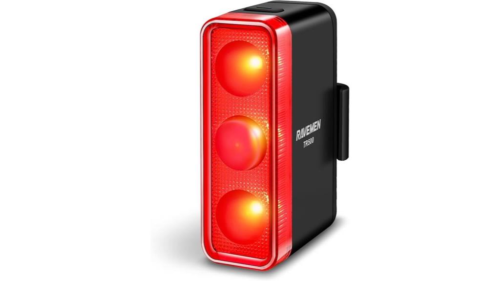 rechargeable usb bike tail light