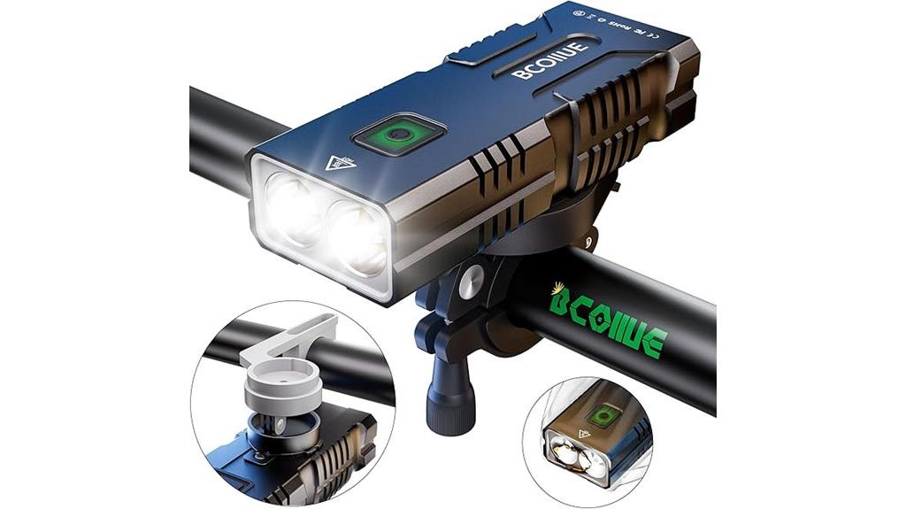 rechargeable waterproof bike lights