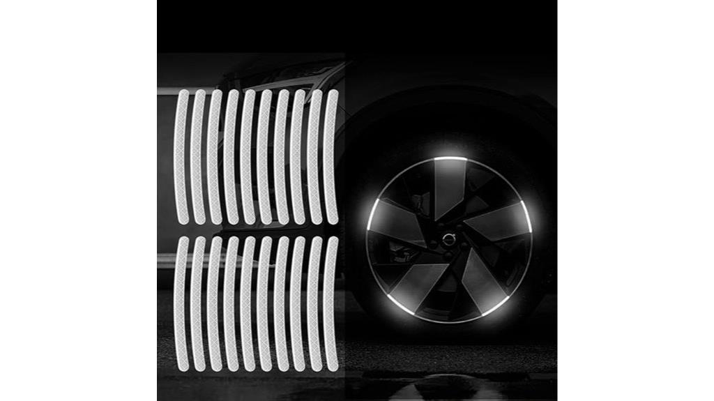 reflective car sticker pack