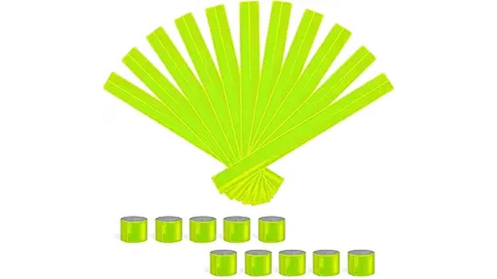 reflective safety snap bracelets