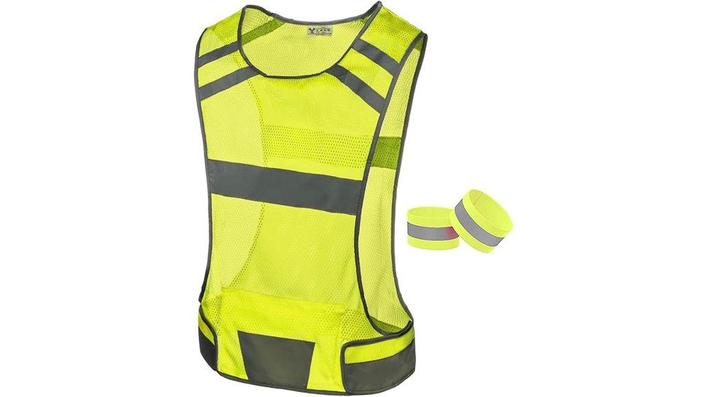 reflective vest with pocket