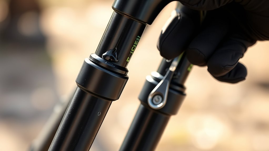 regular suspension fork inspection
