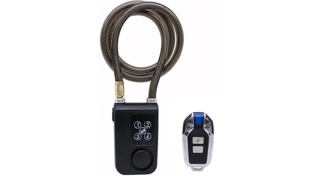 remote controlled waterproof bike lock