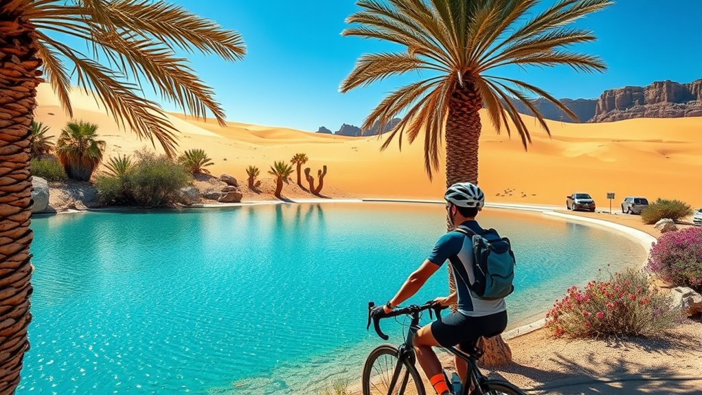 remote desert cycling adventure