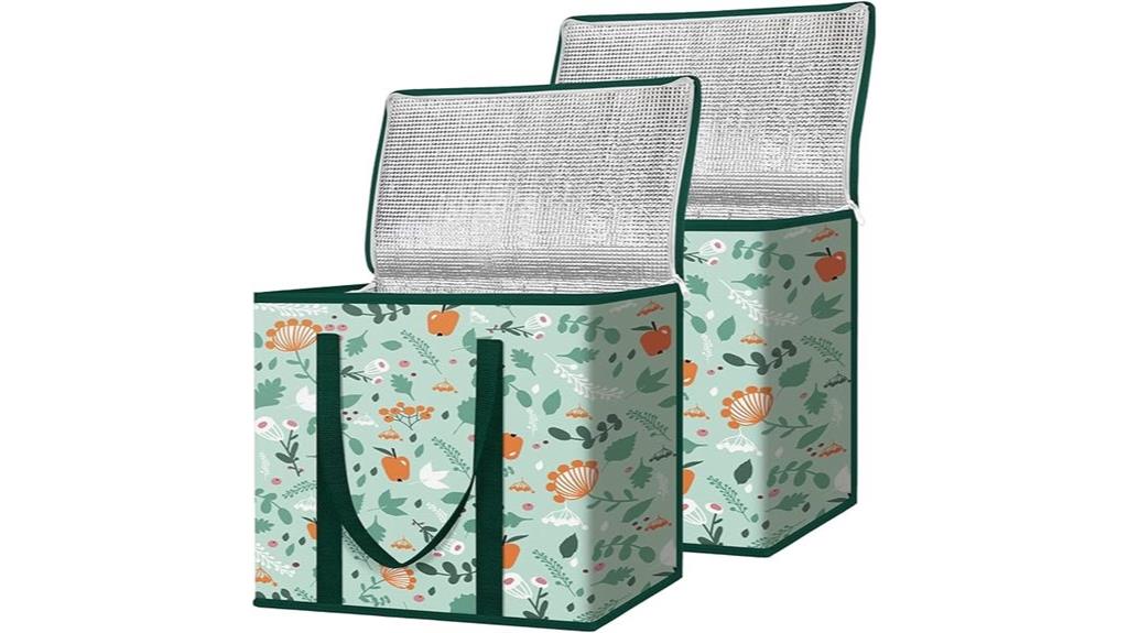 reusable grocery bag set