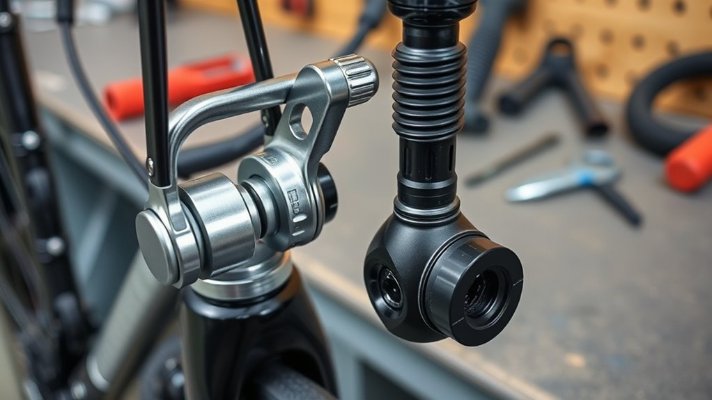 secure thru axle wheel installation