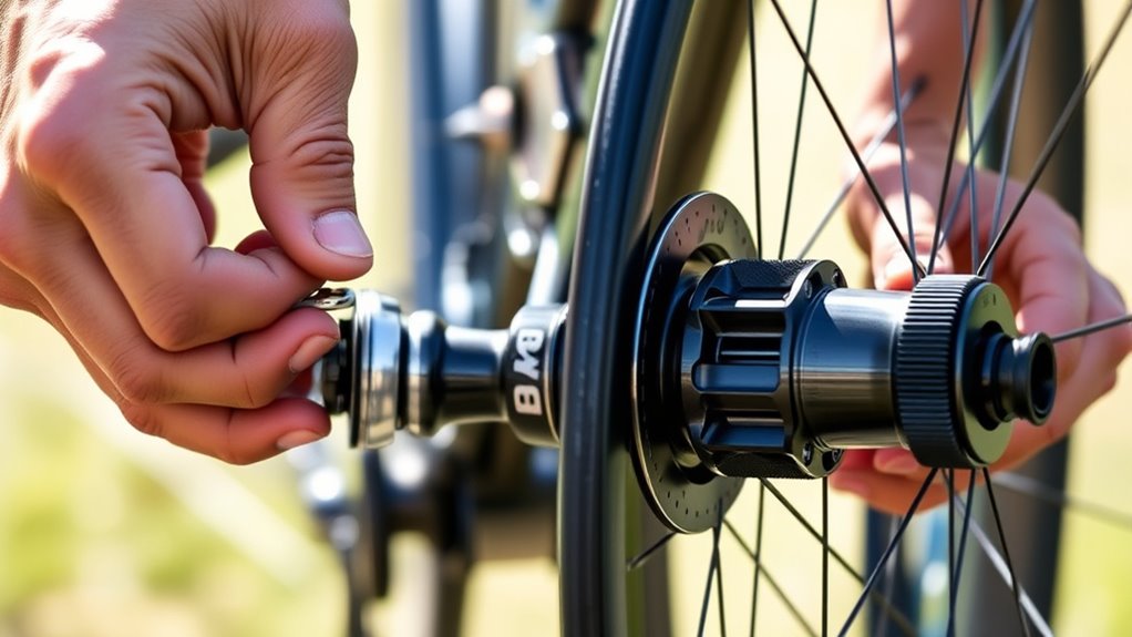 securely swap bike wheels