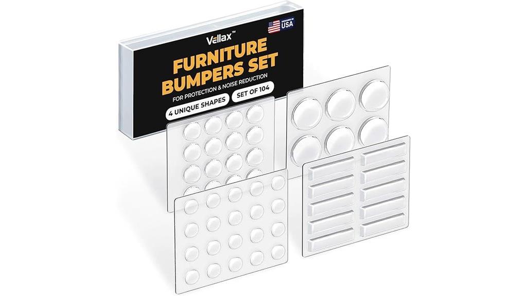 self adhesive silicone bumper pads