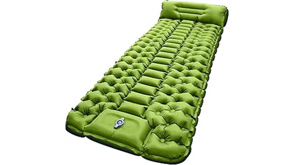 self inflating camping pad