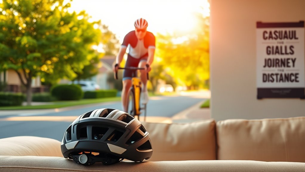 set realistic cycling goals