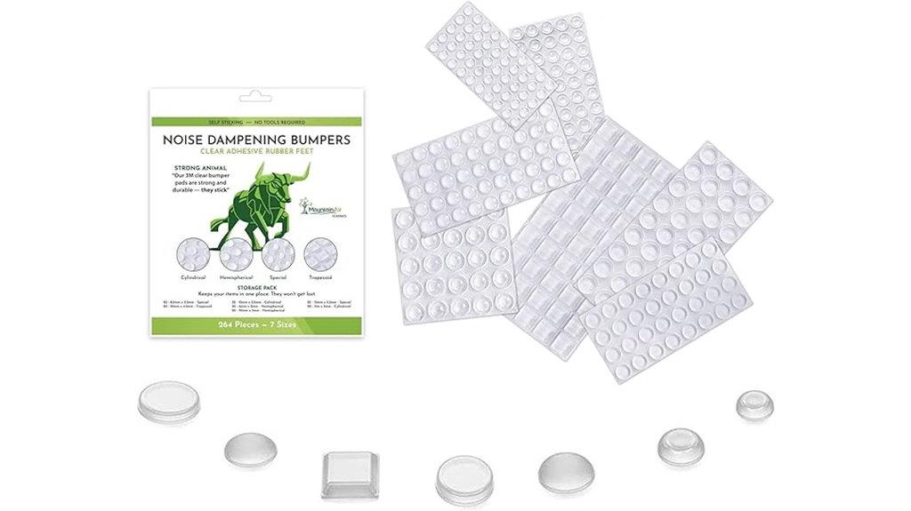 seven clear bumper sizes