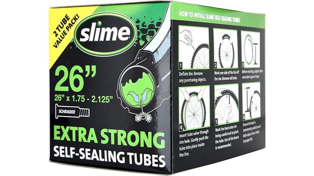 slime sealed inner bicycle tube