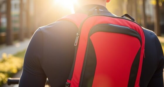 small spacious cycling backpacks
