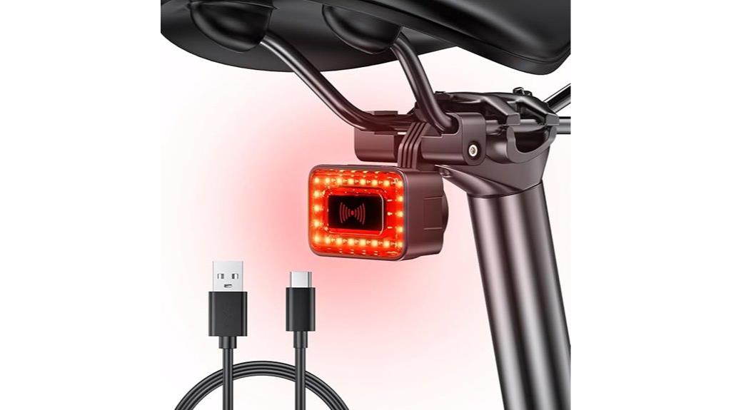 smart bike radar light