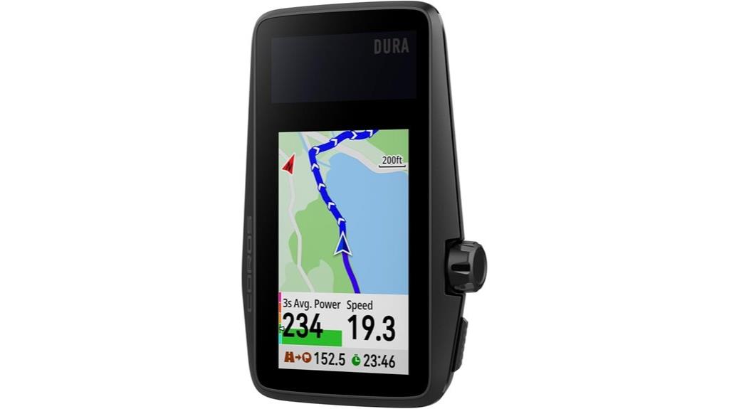 solar powered gps cycling computer