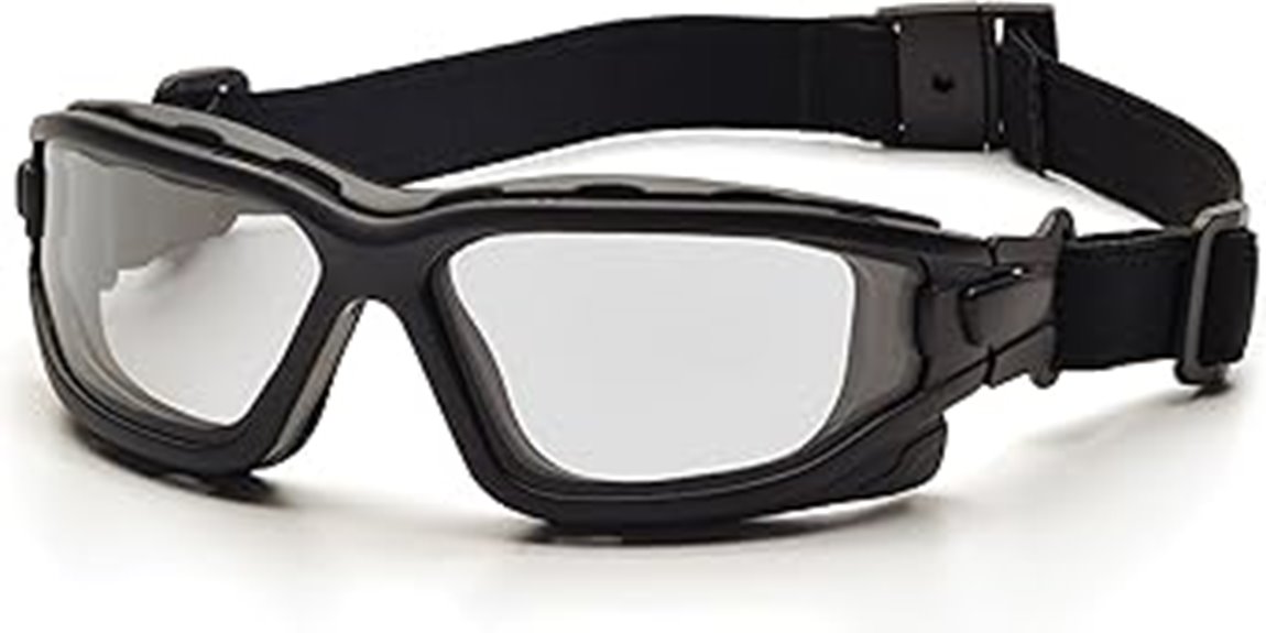 sporty dual pane goggles