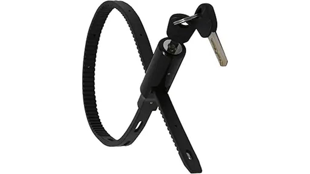 stainless steel fridge lock