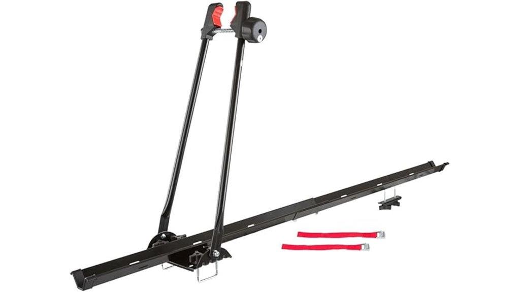 steel frame mounted bicycle rack