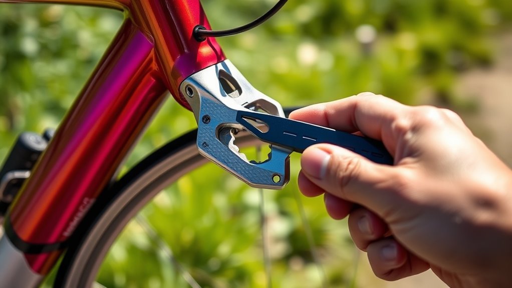 straighten hanger carefully and precisely