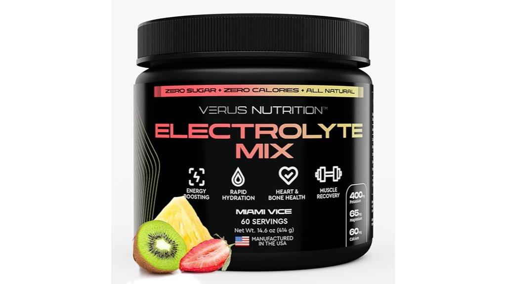 sugar free electrolyte hydration mix