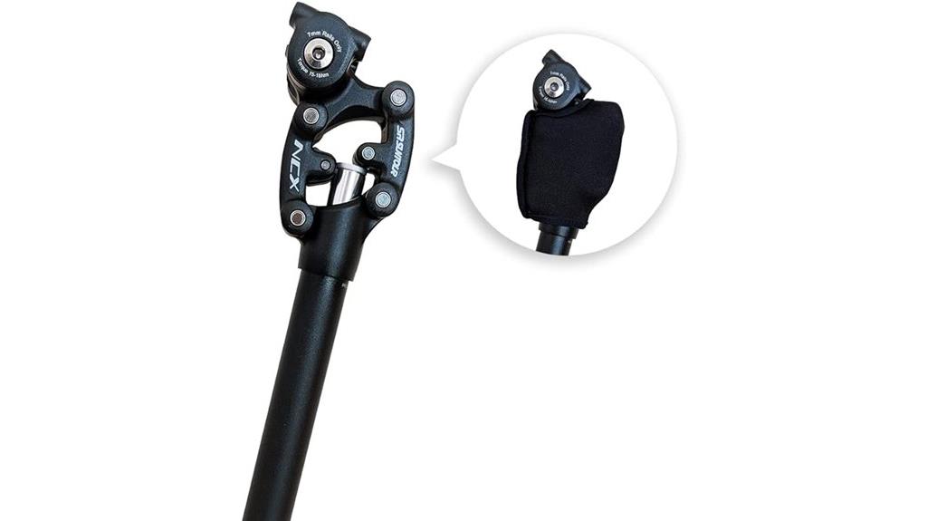 suspension seatpost with cover