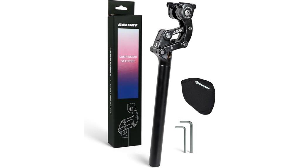 suspension seatpost with cover