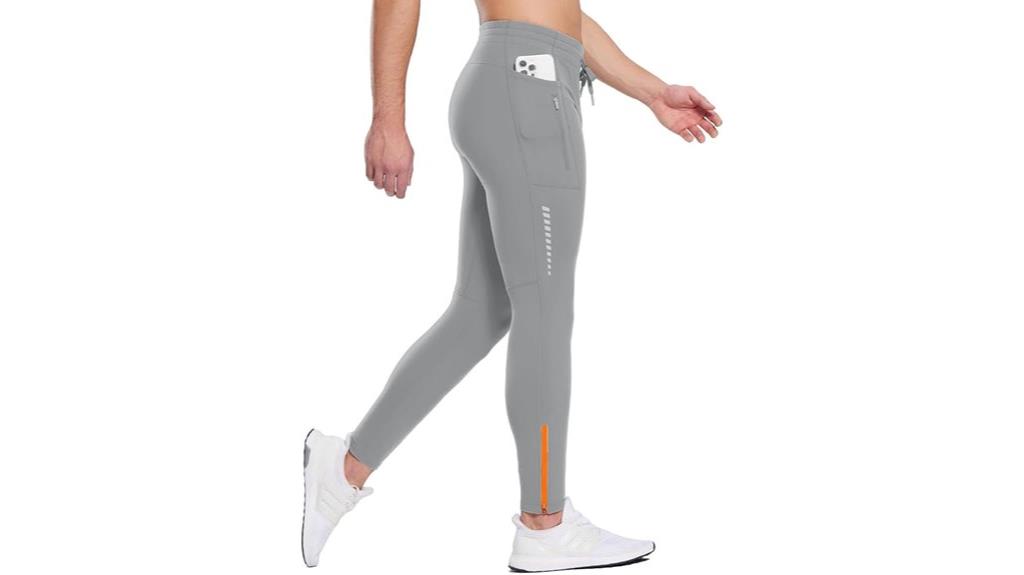 thermal running tights pockets