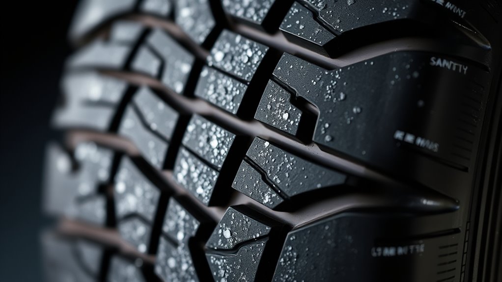 tire compounds for surfaces