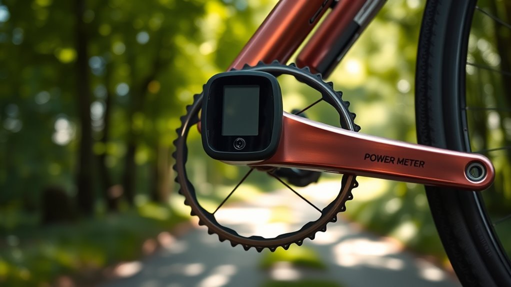 top crank arm power meters