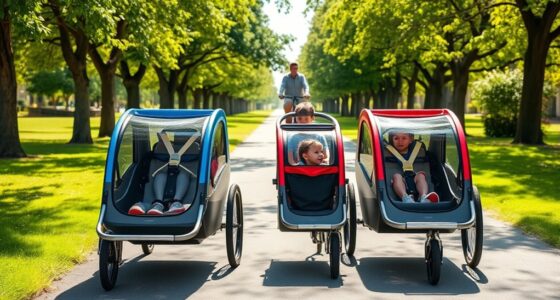 top double bike trailers