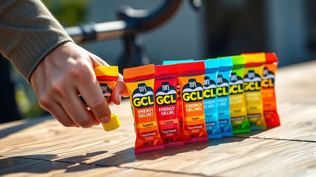 top energy gels for rides