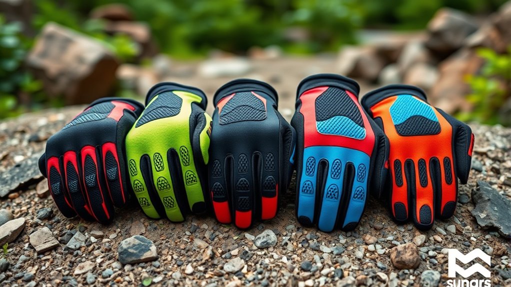 top full finger mtb gloves