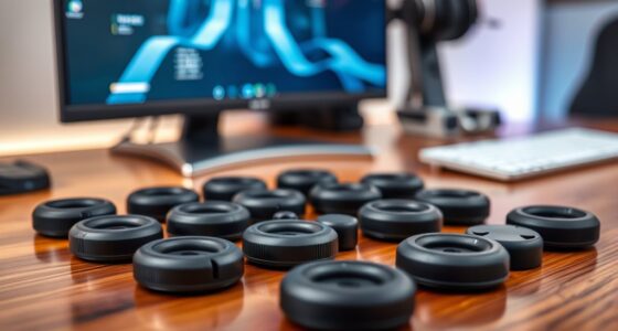 top vibration damping spacers