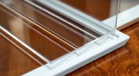 top vinyl frame protector guides