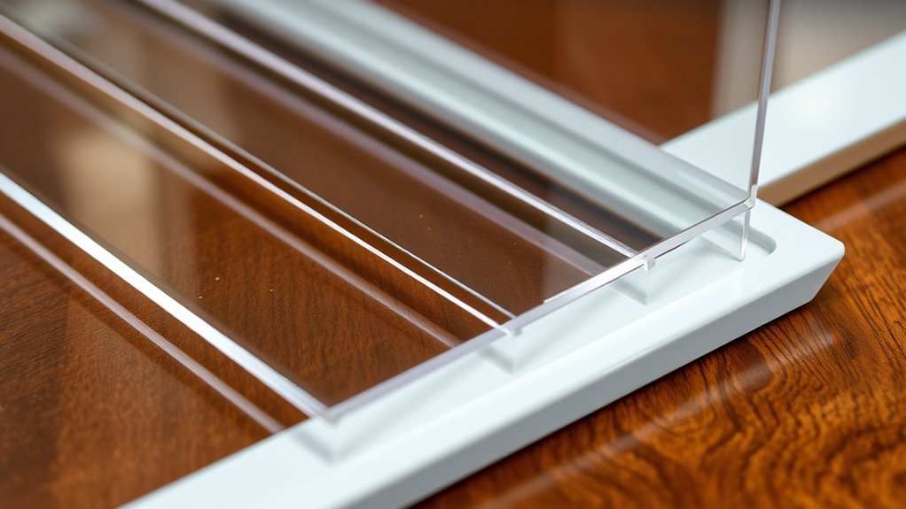top vinyl frame protector guides
