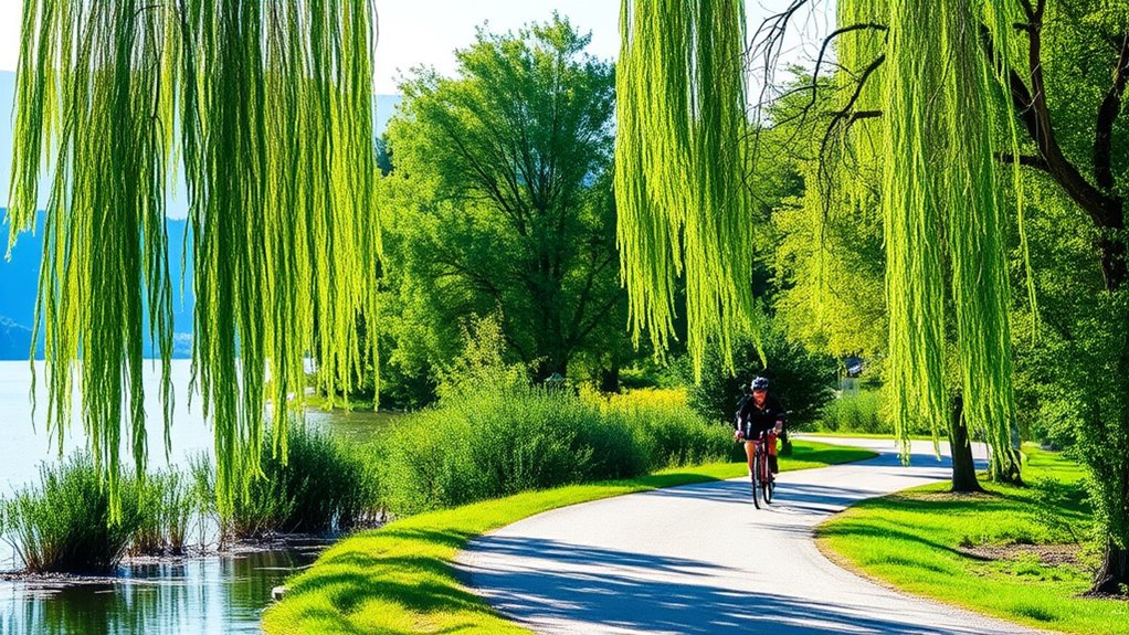 tranquil scenic cycling escape