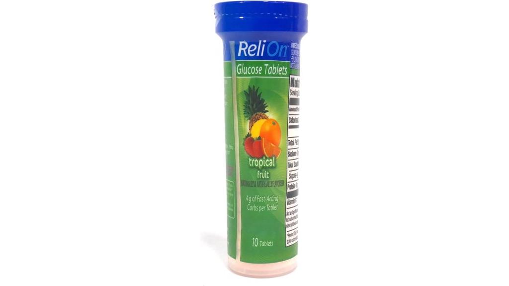 tropical fruit glucose tablets