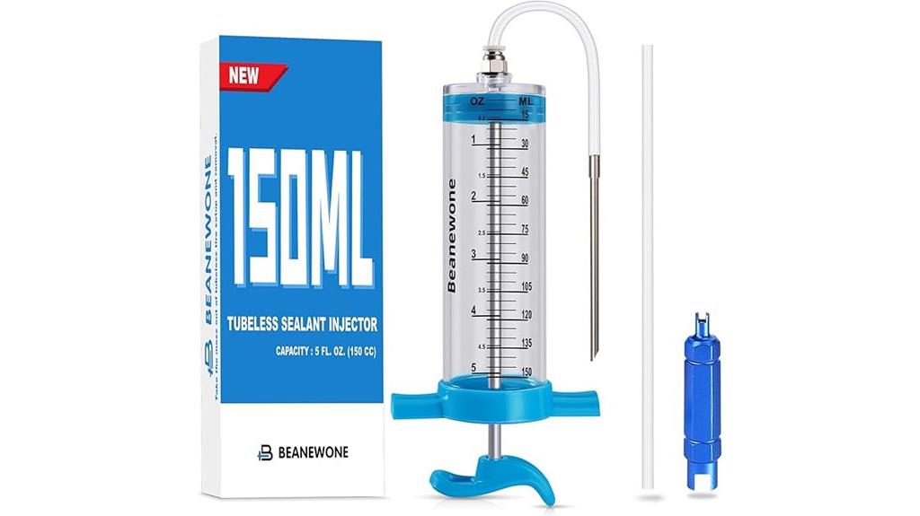 tubeless sealant injector valve