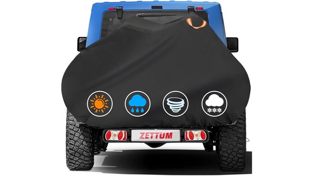 two bike car rack cover