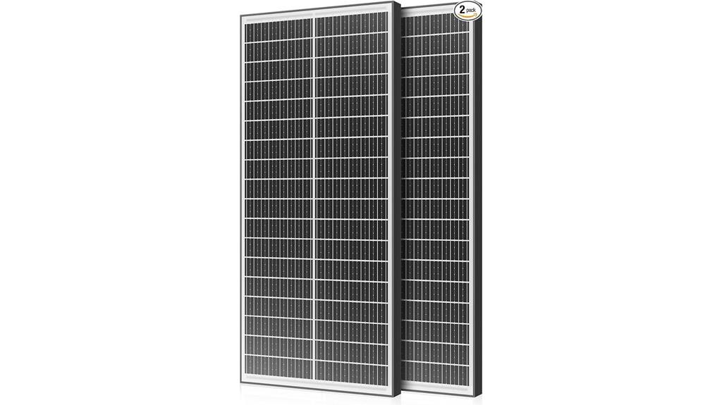 two pack 200w solar