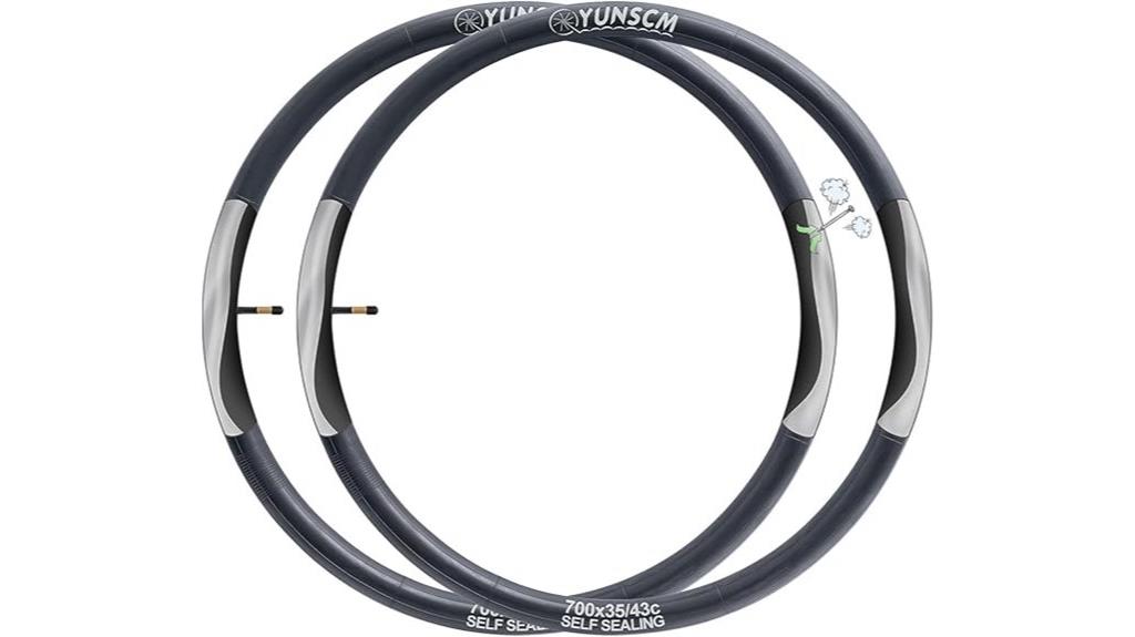 two self sealing bike tubes