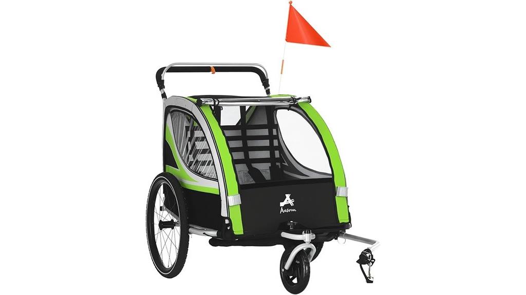 versatile child bike trailer