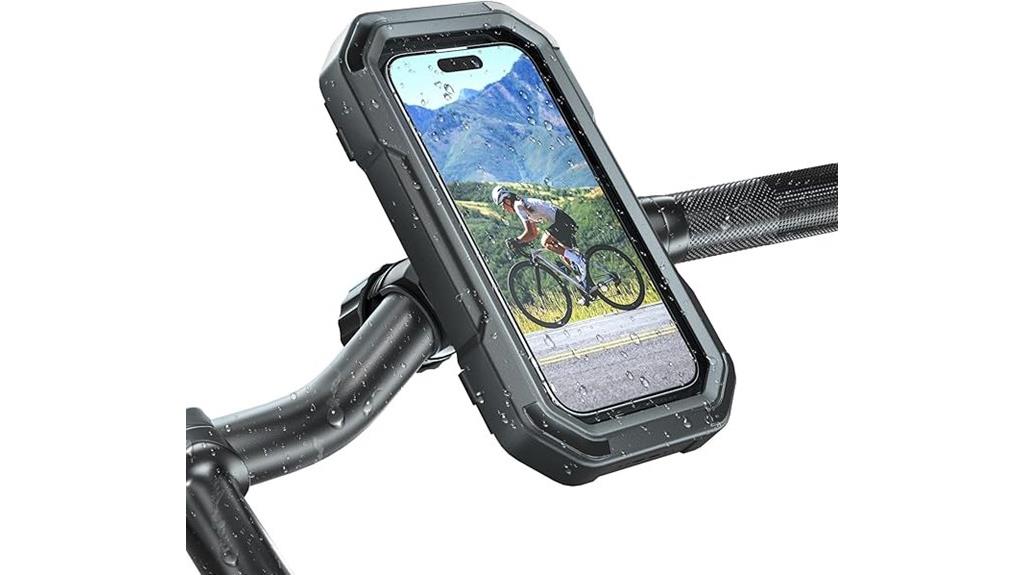 waterproof bike phone holder