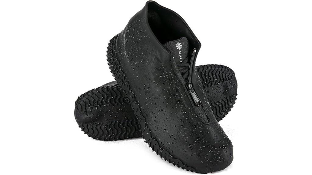 waterproof shoe covers with zipper