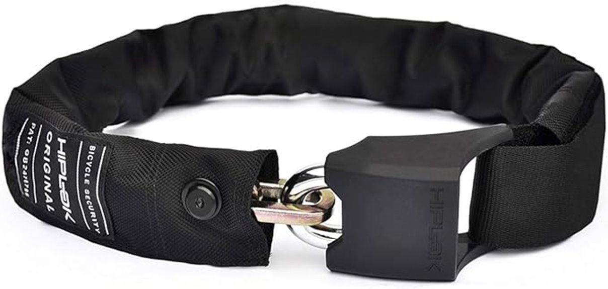 wearable steel chain lock