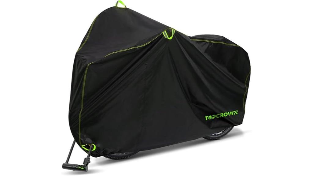 weatherproof bike storage cover